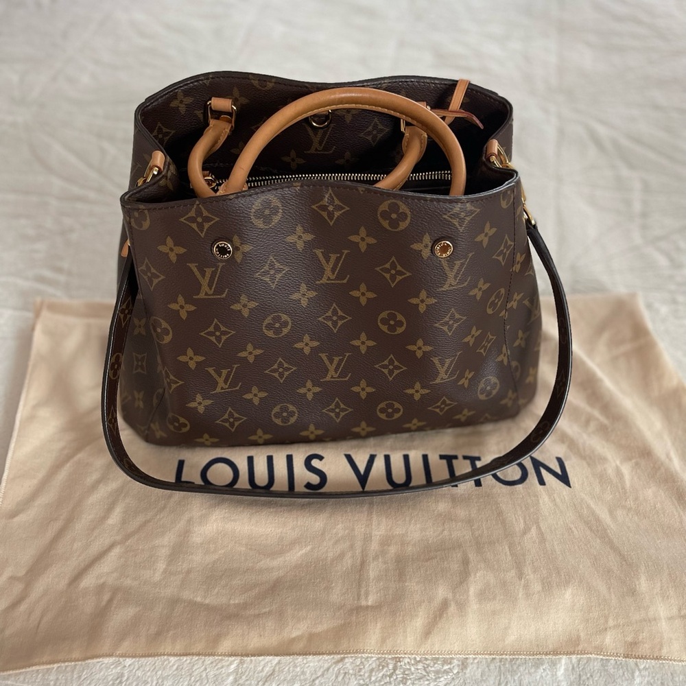 Louis Vuitton Dark Brown Monogram Satchel